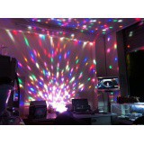Đèn led vũ trường xoay 7 màu - Bx Electronics (Trắng). | BigBuy360 - bigbuy360.vn