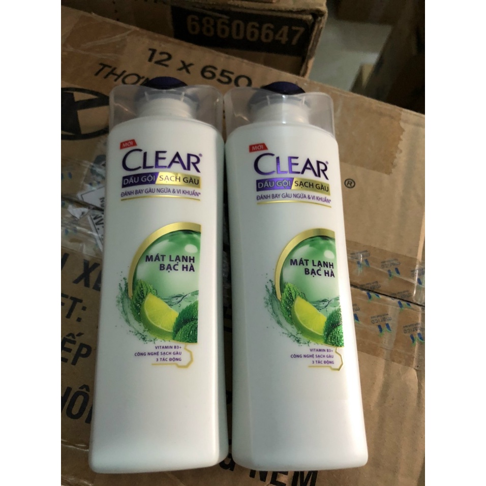 Dầu gọi clear bạc hà mát lạnh sảng khoái