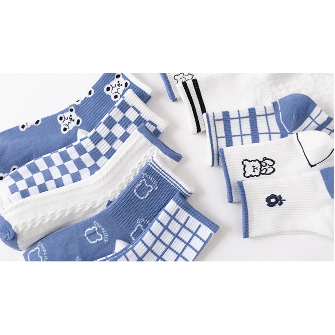 Tất unisex cổ cao phong cách năng động chất cotton cao cấp - T069 Mian Store