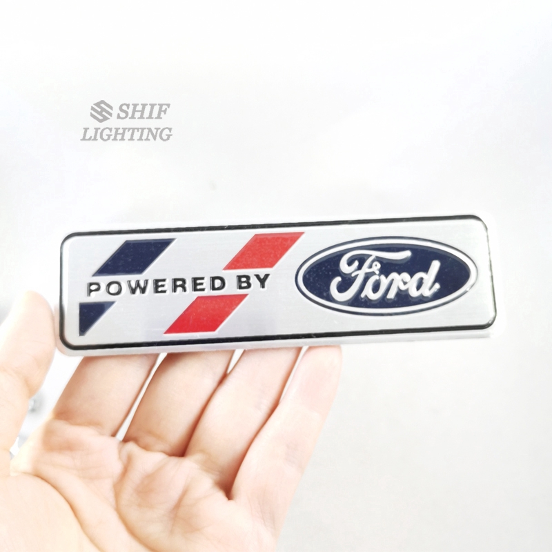 Logo dán trang trí xe ô tô bằng nhôm hình Ford