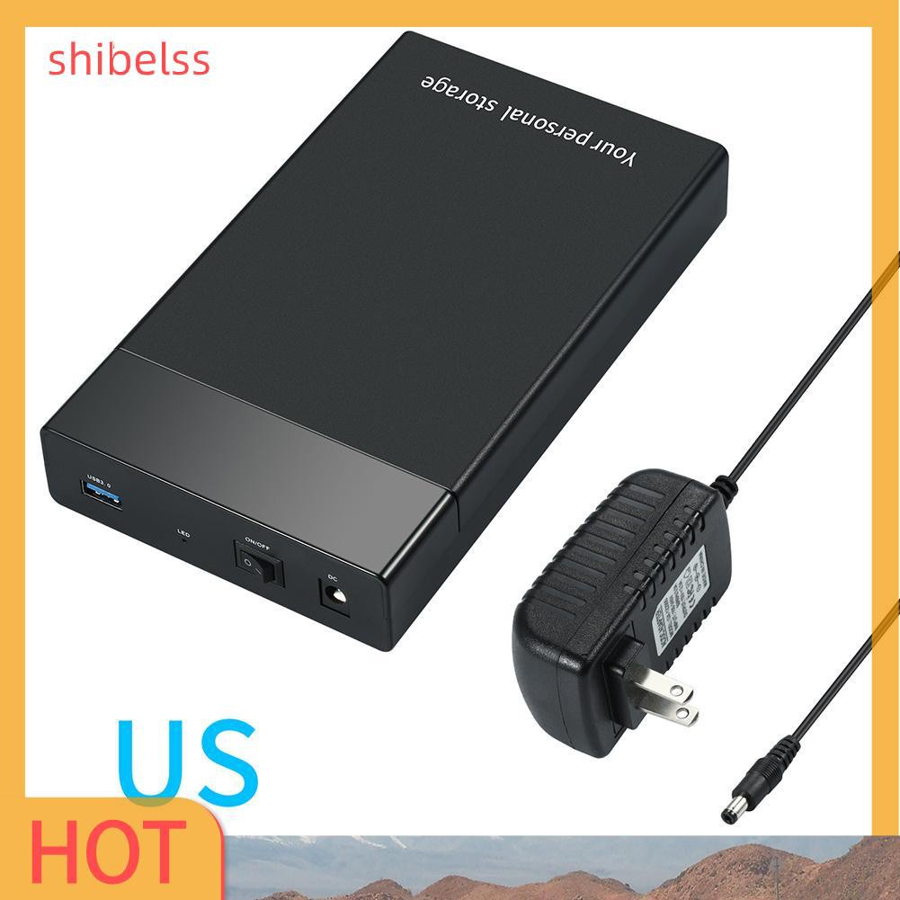 Vỏ Đựng Ổ Cứng Ngoài Shibelsss Chuyển Từ Usb 3.0 Sang 3.5 Inch Sata Iii 5gbps Ốp | BigBuy360 - bigbuy360.vn