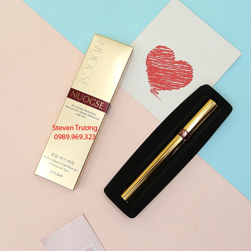 Mascara 3D Nuogse siêu dày - nối mi - không  lem - dễ rửa | BigBuy360 - bigbuy360.vn