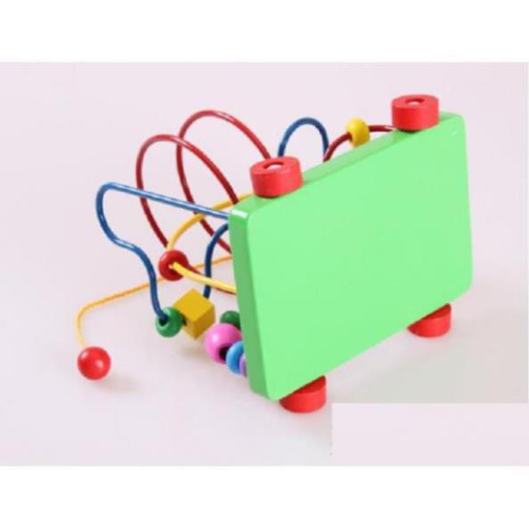 [HOT]Đồ chơi xe kéo luồn hạt bằng gỗ an toàn cho bé - Toca Toys