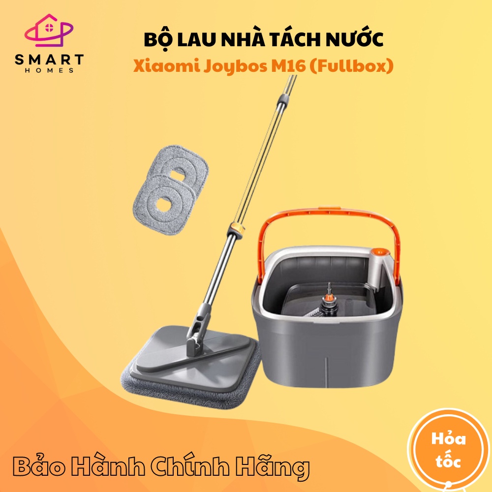 - Bộ lau nhà tách nước sạch/ bẩn 2 ngăn thông minh Xiaomi Joybos M16