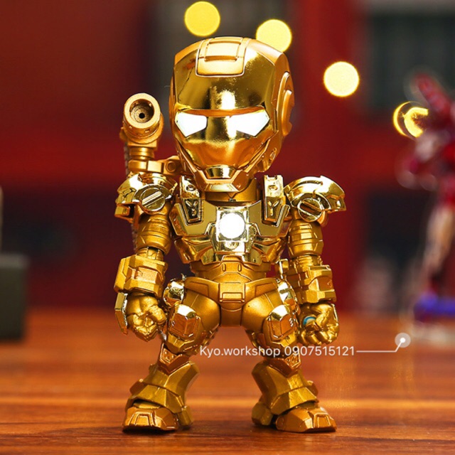 Mô hình figure Ironman WarMachine có đèn Led cảm ứng tiếng động