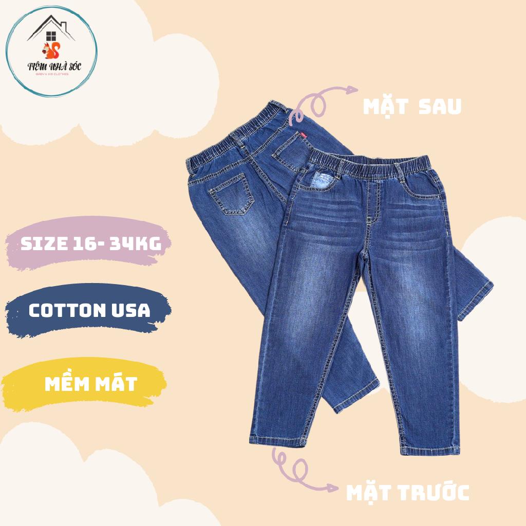 Quần dài Jeans bé gái Riomio phối túi đồng hồ khác màu size 6 - 11 tuổi Tiệm Nhà Sóc