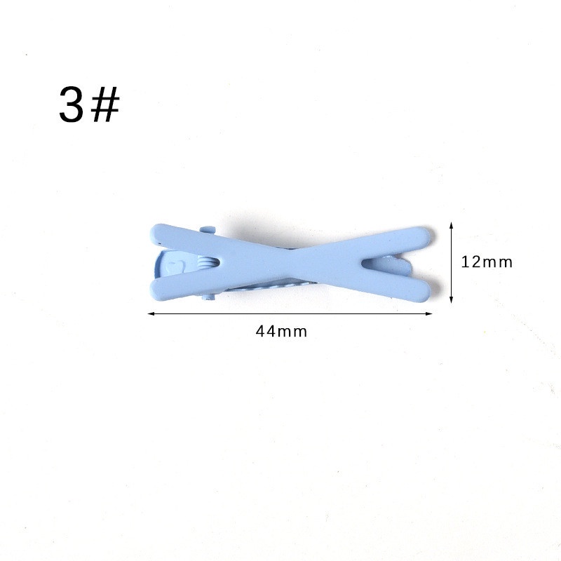 Kẹp Tóc Kim Loại Cao Su Phong Cách Hàn Quốc 4.5cm