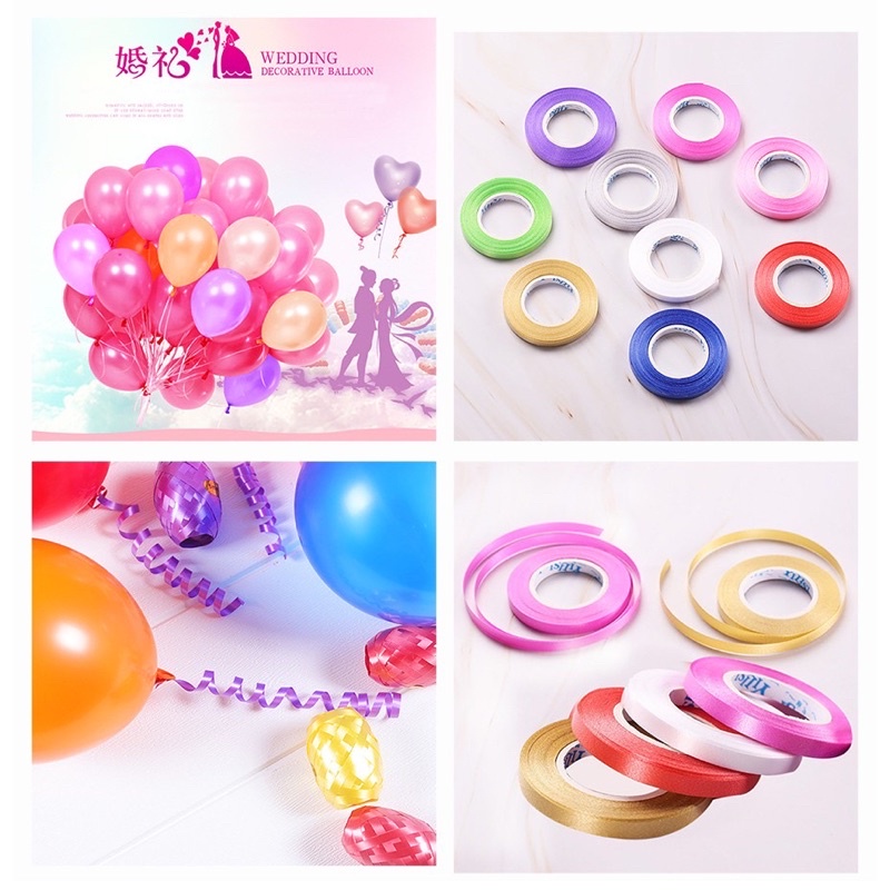 Cuộn ruy băng 5mm 10m trang trí tiệc cưới, sinh nhật