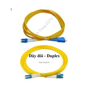 Dây nhảy quang single mode duplex lc-sc và lc-lc 20 mét