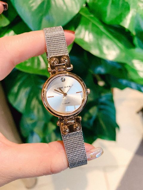 Đồng hồ nữ Anne Klein mặt 26mm dây mesh siêu hot siêu xinh đủ màu