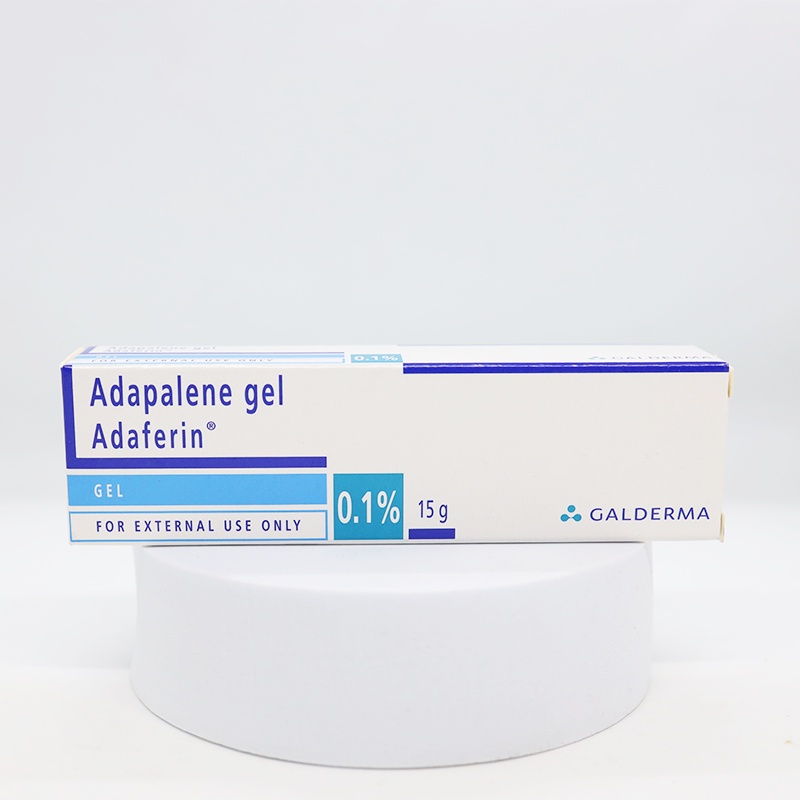 Adapalene Gel 0 . 1 Adaferin -  Gel Giảm mụn ẩn mụn trứng cá mụn đầu đen hiệu quả