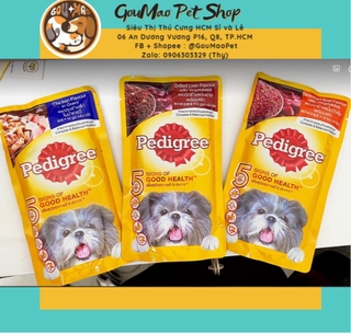 Thức ăn cho chó lớn dạng sốt Pedigree 130g