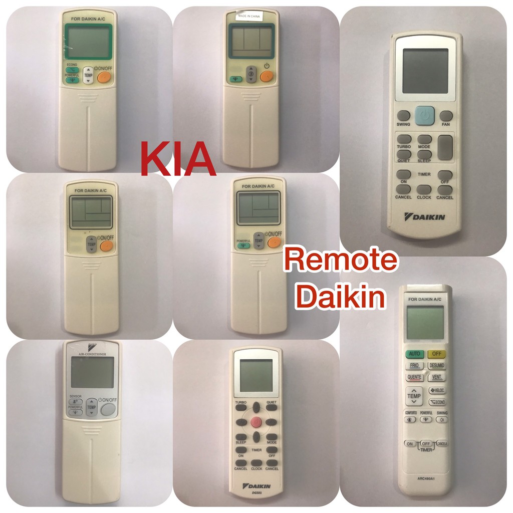 [Mã ELHA22 giảm 5% đơn 300K] REMOTE MÁY LẠNH .DAIKIN - ĐIỀU KHIỀN MÁY LẠNH .DAIKIN Kèm Bin