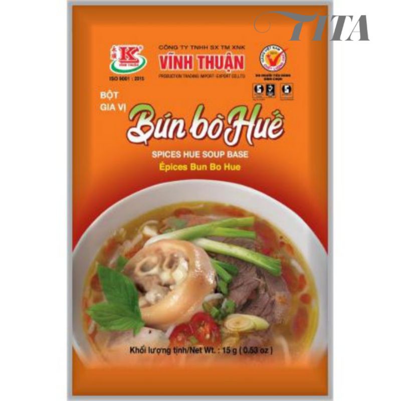 Bột Gia Vị Bún Bò Huế Vĩnh Thuận 15g