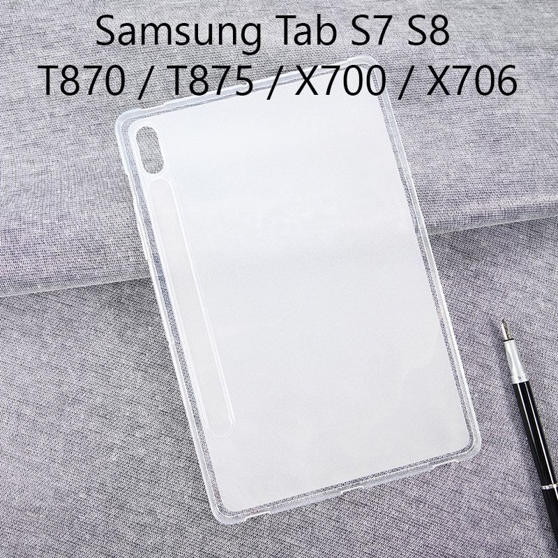 Case Ốp Lưng Chống Sốc Trong Cho Máy Tính Bảng Samsung Tab S7 S8 T870 / T875 / X700 / X706