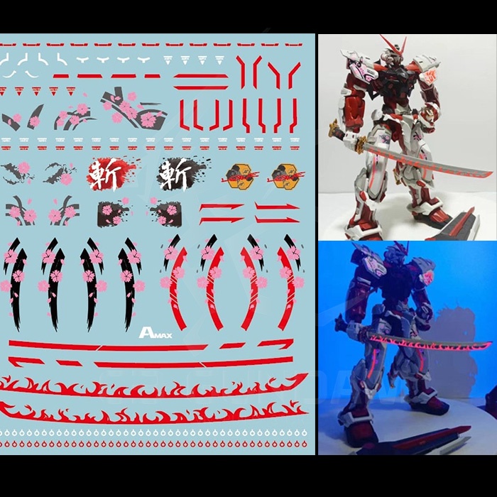 PHỤ KIỆN MÔ HÌNH LẮP RÁP GUNDAM DECAL NƯỚC HIGH RESOLUTION MODEL ASTRAY RED FRAME HIRM