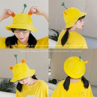 Nón bucket mầm cây hot trend thời trang dành cho người lớn và trẻ em