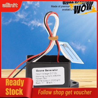 Allinit DIY Air Purifier Mini Fresher Ozone Generator DC12V for Household