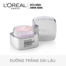 BỘ ĐÔI KEM DƯỠNG LÀM SÁNG DA GIẢM THÂM NÁM NGÀY VÀ ĐÊM L'Oreal Paris White Perfect Clinical 50mlx2