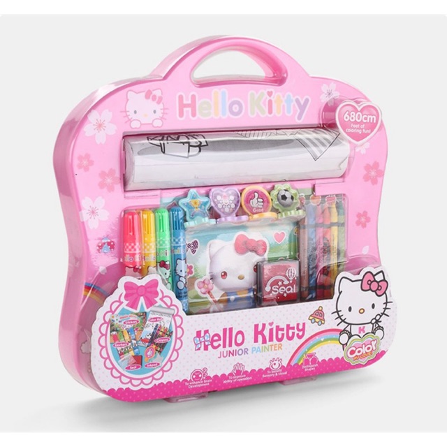 Bộ tranh tô màu Hellokitty cho bé