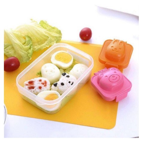 Sét 6 Khuôn Làm Cơm Bento / Pento,Ép Trứng,Ép Cơm Làm Bánh