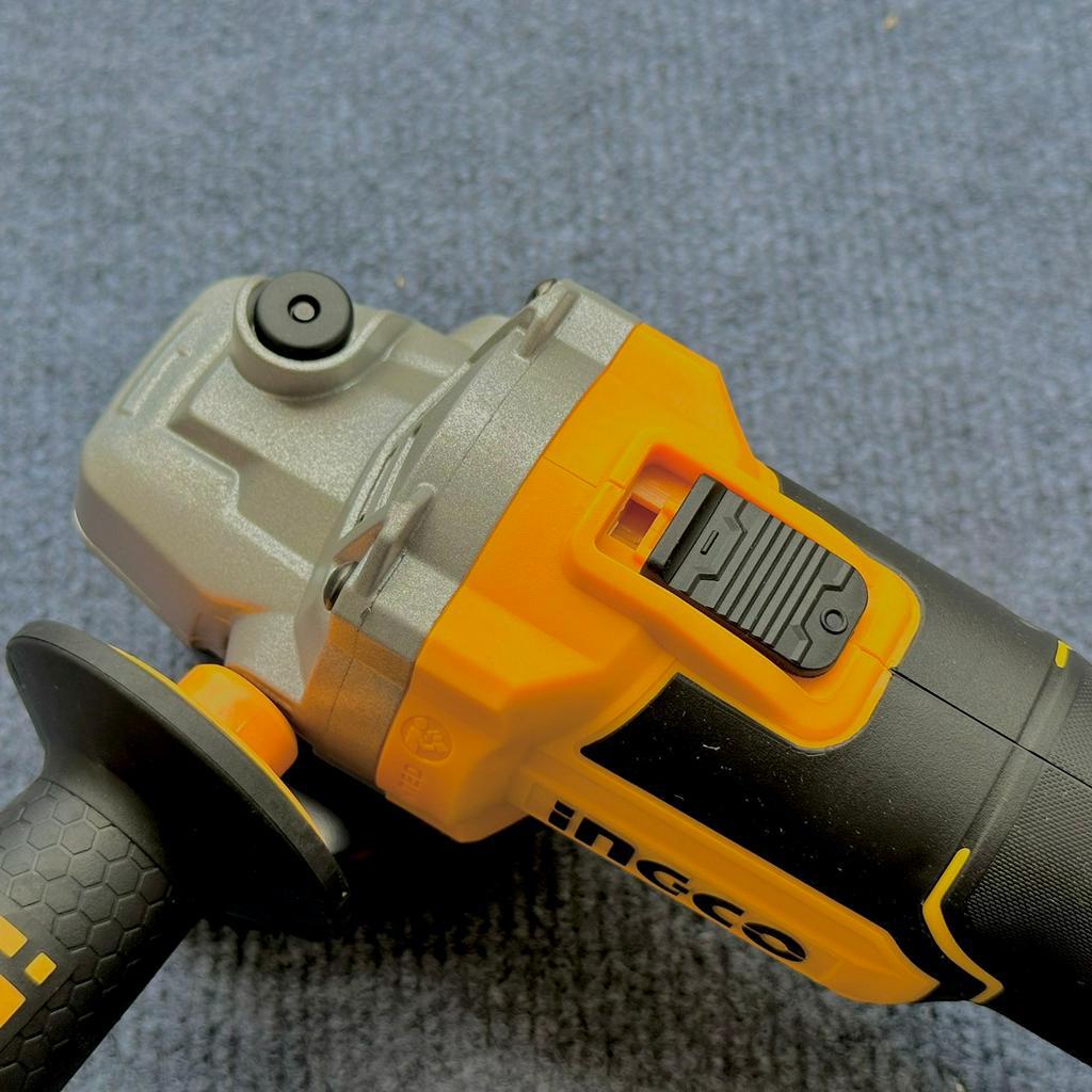 Máy mài, máy cắt cầm tay 100mm dùng pin Lithium 20V Ingco CAGLI2010082 Motor không chổi than
