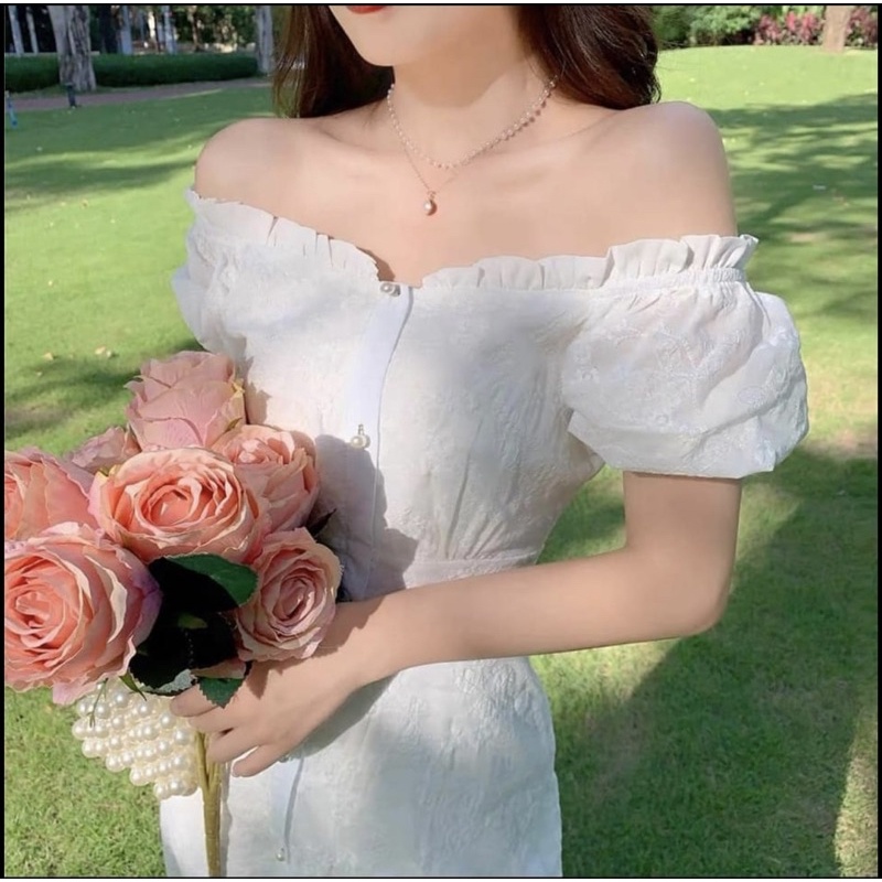 Đầm trắng hoa(Hàng Quảng Châu)