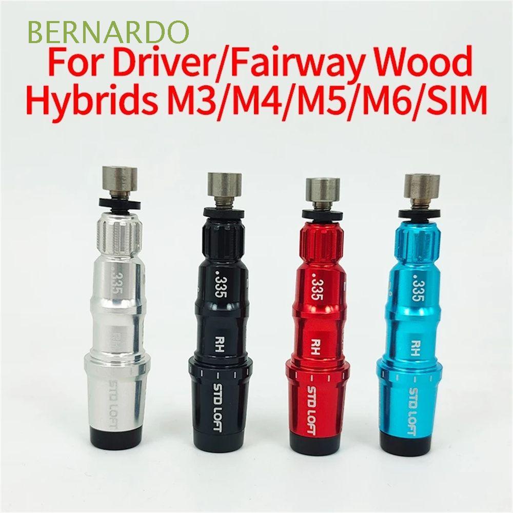 BERNARDO Club Head Accessories Golf Adapter Sleeve Aluminium Alloy Club Head Adaptor Golf Shaft Sleeve adaptor For Driver For Hybrid Golf Accessories .335/.350/.370 For Fairway Wood for Taylormade Sim2 for Taylormade Sim