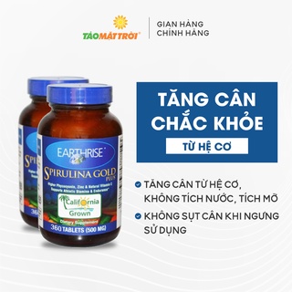 [Combo 2 lọ 360 viên] Tảo mặt trời tăng cân - Siêu thực phẩm xanh cho người gầy của Mỹ