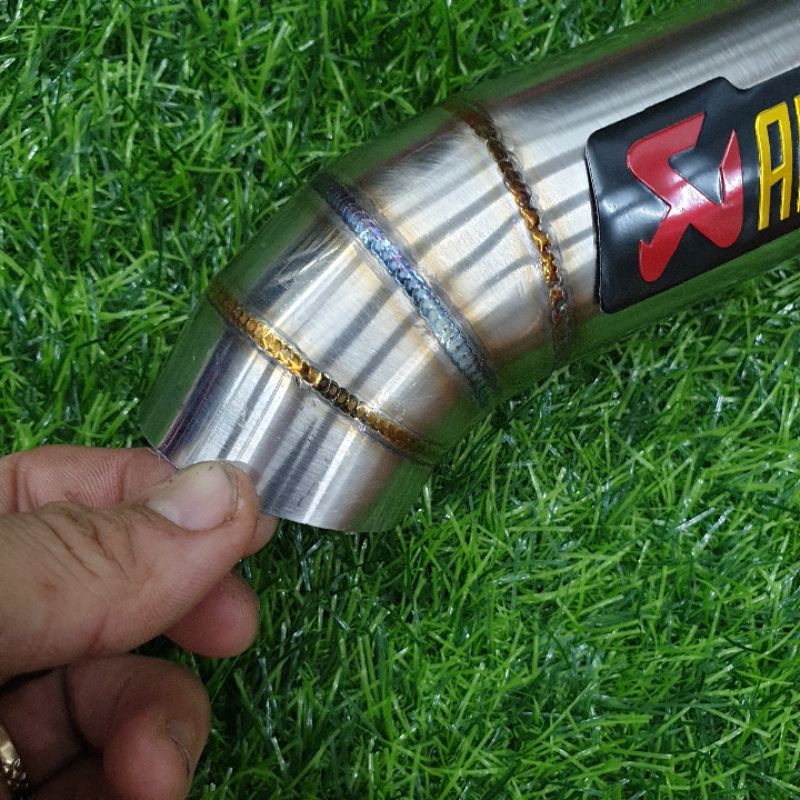 Pô Akrapovic Không Nỉ Inox 304