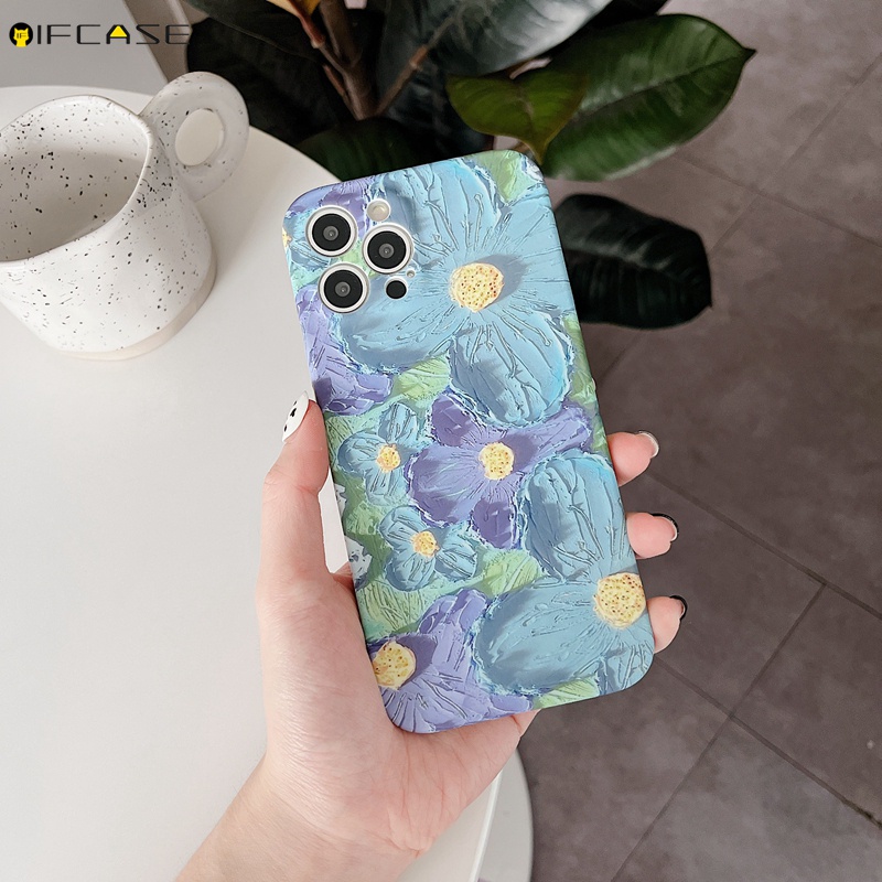 Ốp Điện Thoại Silicon Dẻo Họa Tiết Hoa Nhiều Màu Xinh Xắn Cho iPhone 13 12 11 Pro Max XS Max XR X 7 8 Plus SE 2020