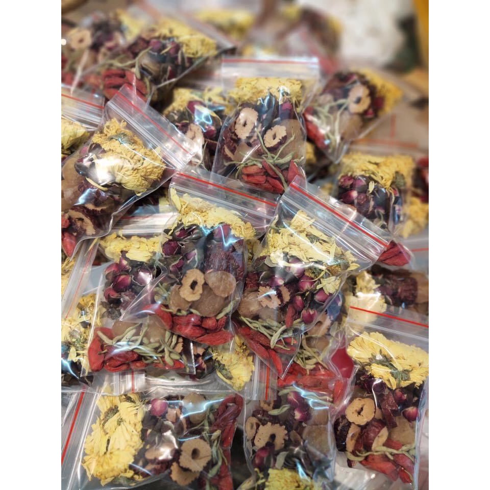 trà dưỡng nhan da đẹp dáng xinh gồm 7 vị