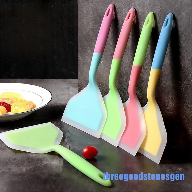 [threegoodstonesgen 0527] Spatulas Beef Meat Egg Kitchen Scraper Wide Pizza Shovel Non-stick Lifters