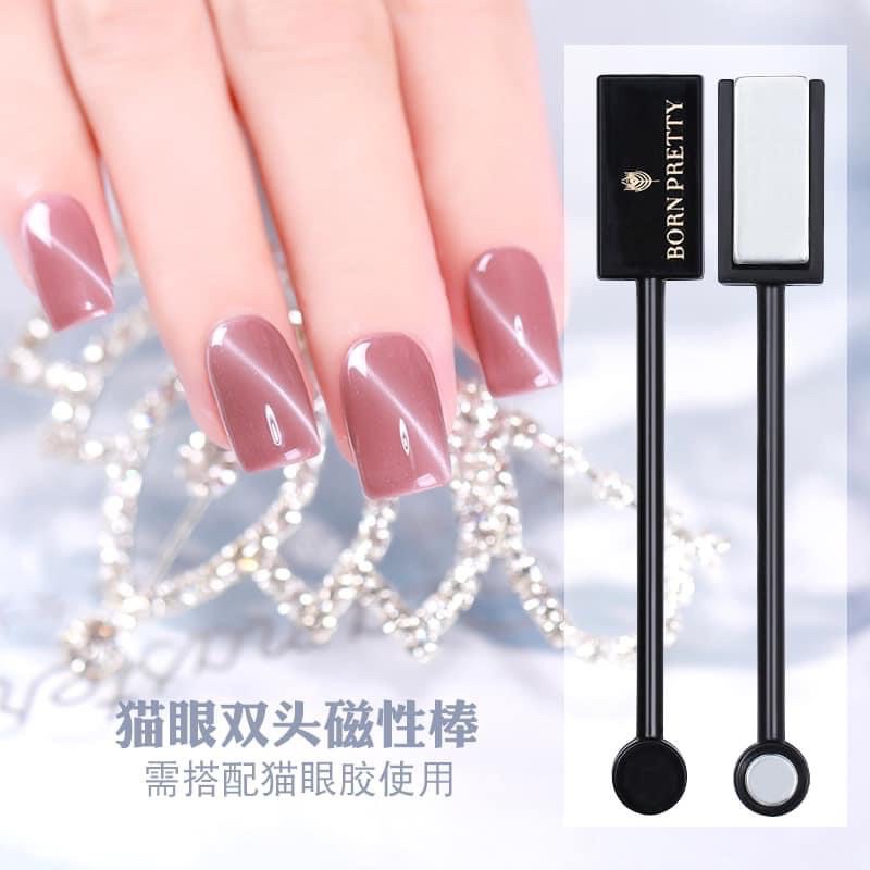 Nam Châm Mắt Mèo Móng Nail 2 Đầu