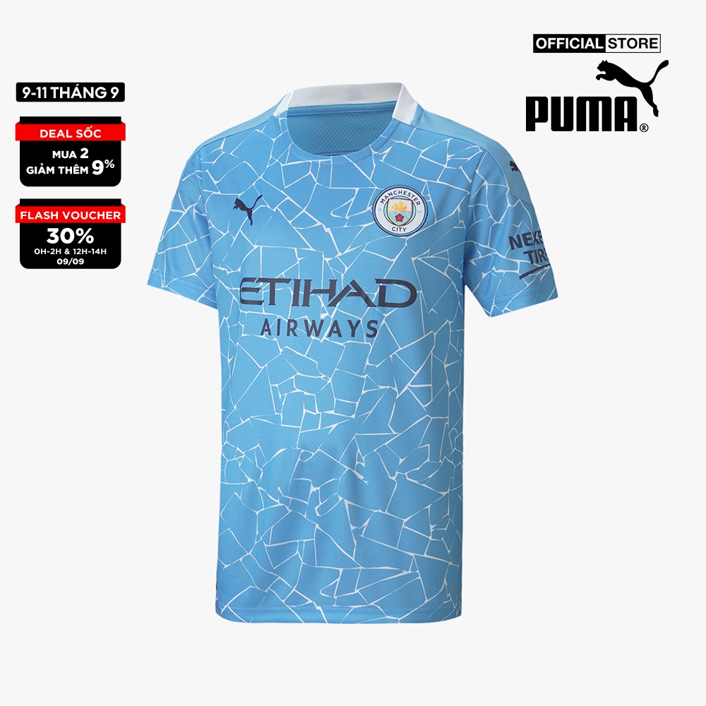 PUMA - Áo thun thể thao trẻ em Man City Home Replica Teamsport 757063-01
