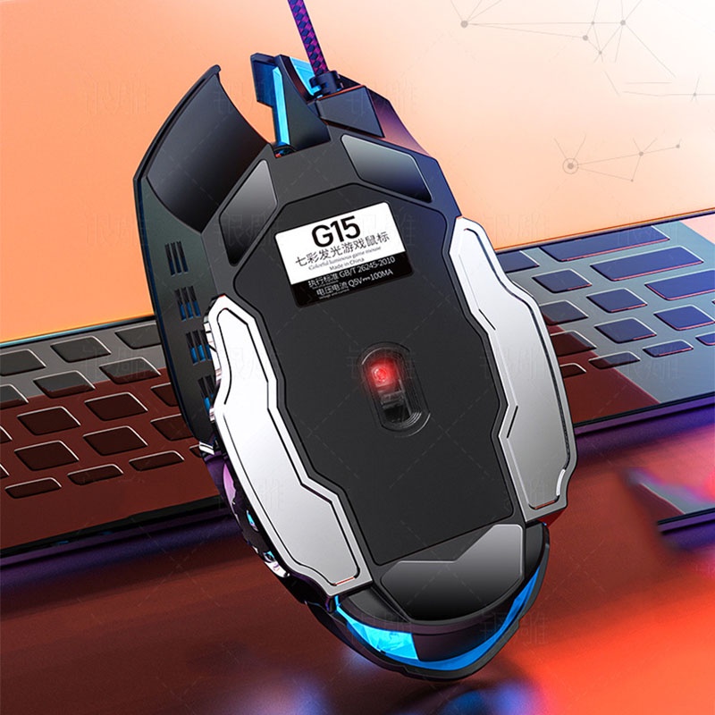 Chuột chơi game có dây chuyên nghiệp 4 Gear 3600 DPI LED Quang USB Chuột máy tính