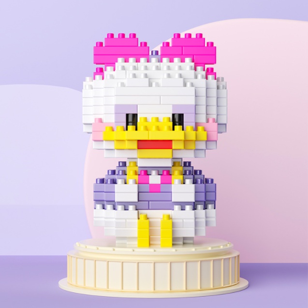 Bộ đồ chơi lắp ghép các nhân vật hoạt hình – Vịt Donald, Chuột Mickey