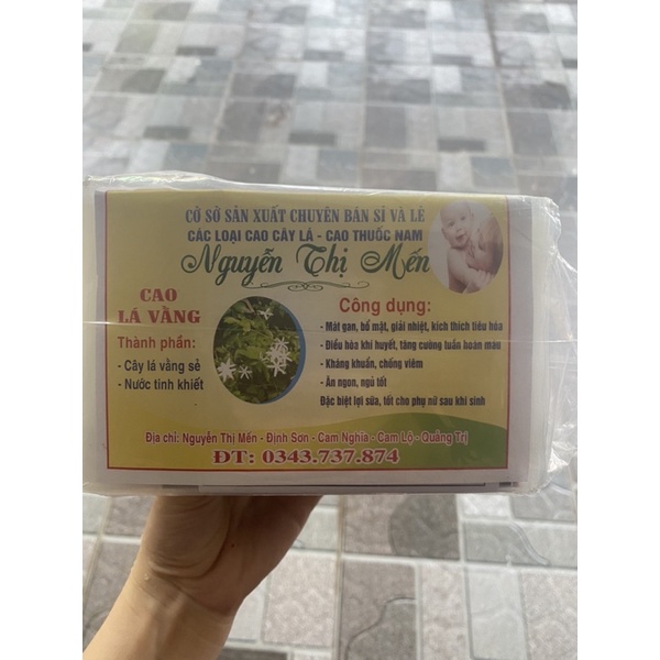 CAO CHÈ VẰNG LỢI SỮA, TIÊU MỠ (tệp 1kg lá cao)
