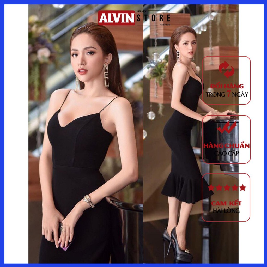 [Hình Thật - Shop Đầm Đẹp] Đầm Ôm Body Cao Cấp Kiểu Hai Dây Đuôi Cá Dự Tiệc Sang Trọng