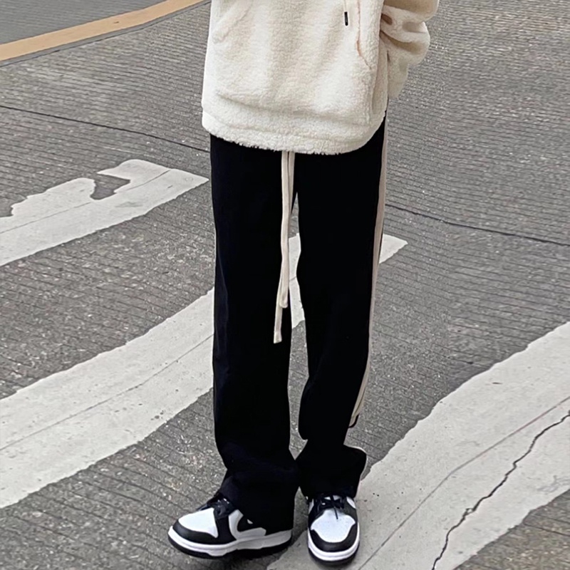 Quần Thể Thao Nữ Dài Ống Rộng Thời Trang Hàn