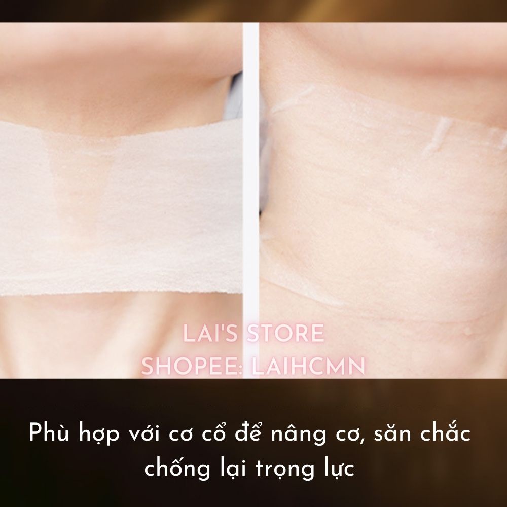 Mặt Nạ Cổ QDQ Snake Venom Peptide Collagen Invisible Neck Mask 17g Làm Sáng Da Dưỡng Ẩm Trẻ Hóa Giảm Nếp Nhăn Vùng Cổ