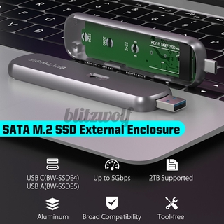 Hộp Đựng Ổ Cứng Blitzwolf M.2 Ngff Sata Ssd