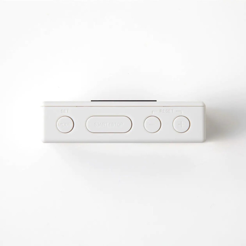 Muji Đồng Hồ Bấm Giờ Điện Tử - Trắng
