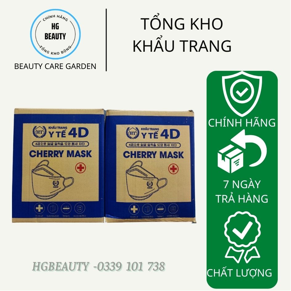 [1 thùng 300 chiếc] Khẩu Trang KF94 Duy Khánh, Cherry mask cao cấp