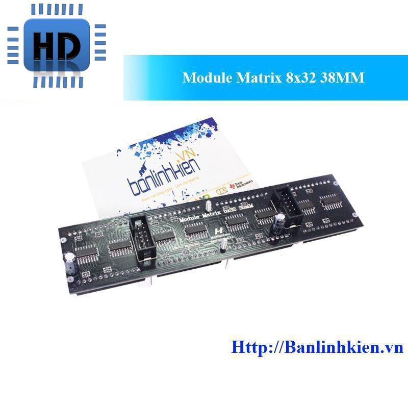 [HD] [Mô đun] Module Matrix 8x32 38MM HC595 2 Màu MT-832-595-RG