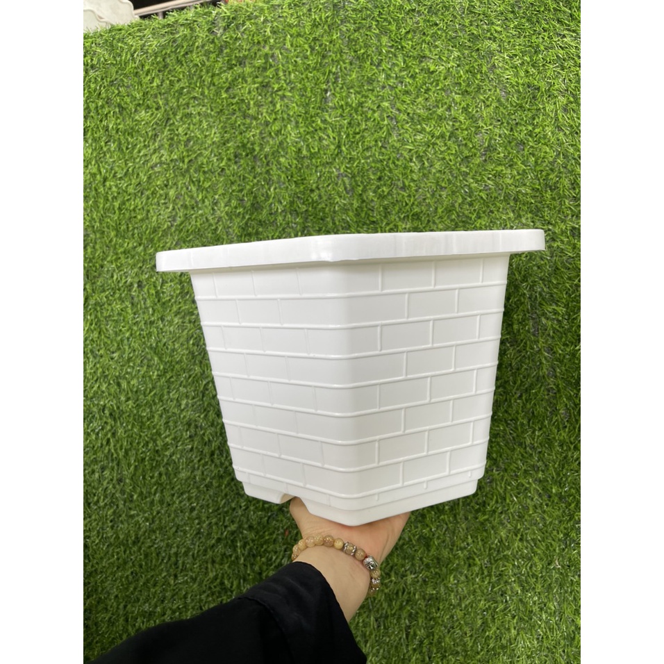 Chậu lục giác FA 350 Fa380 Fa450 FA480 màu Trắng