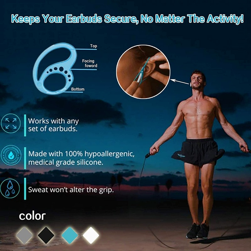 1 Cặp Nút Tai Nghe Bằng Silicone Sáng Tạo | BigBuy360 - bigbuy360.vn