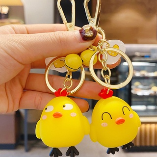Móc Khóa Hình Gà Con Dễ Thương Độc Đáo