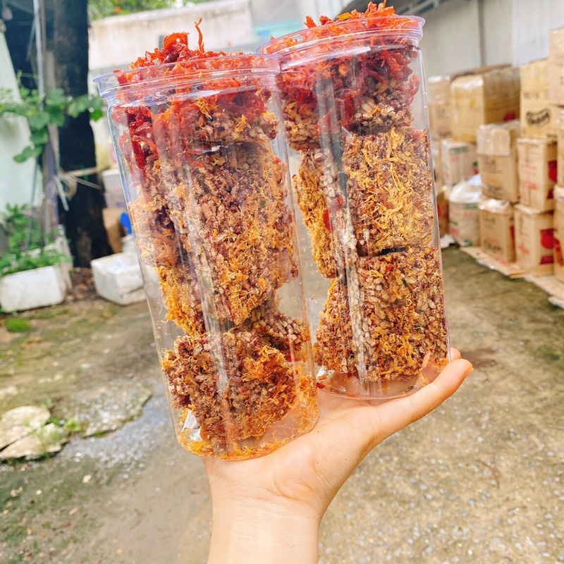 [300gr] Thanh Gạo Lứt Sấy Chà Bông Khô Bò