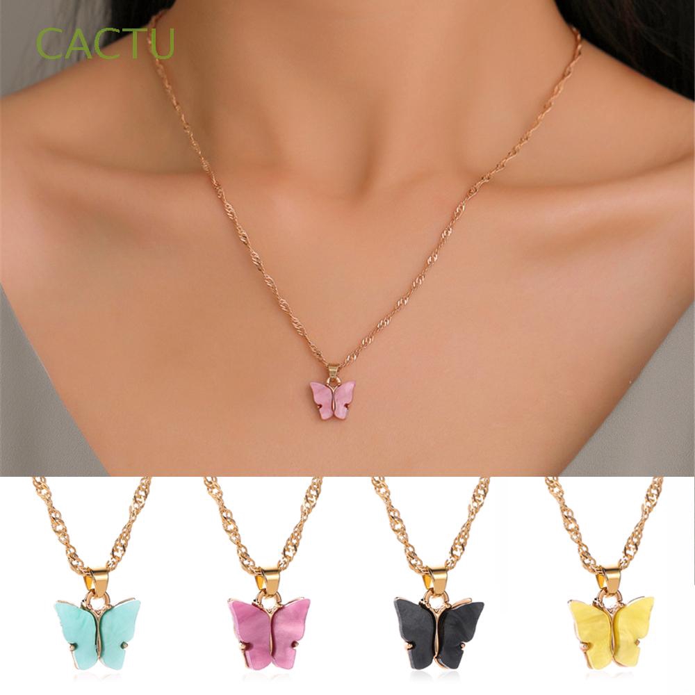 Dây chuyền hình bươm bướm phong cách đường phố dễ thương